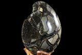 Huge, Septarian Dragon Egg Geode - Crystal Filled #71840-2